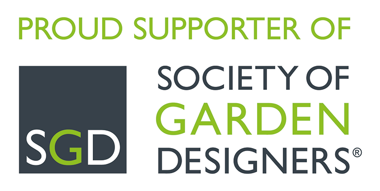 Logo for Proud supporter of Society of Garden Designers