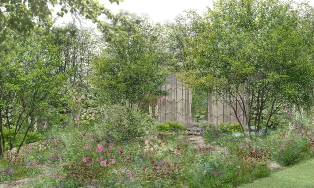 The Glasshouse Garden designed by Jo Thompson.